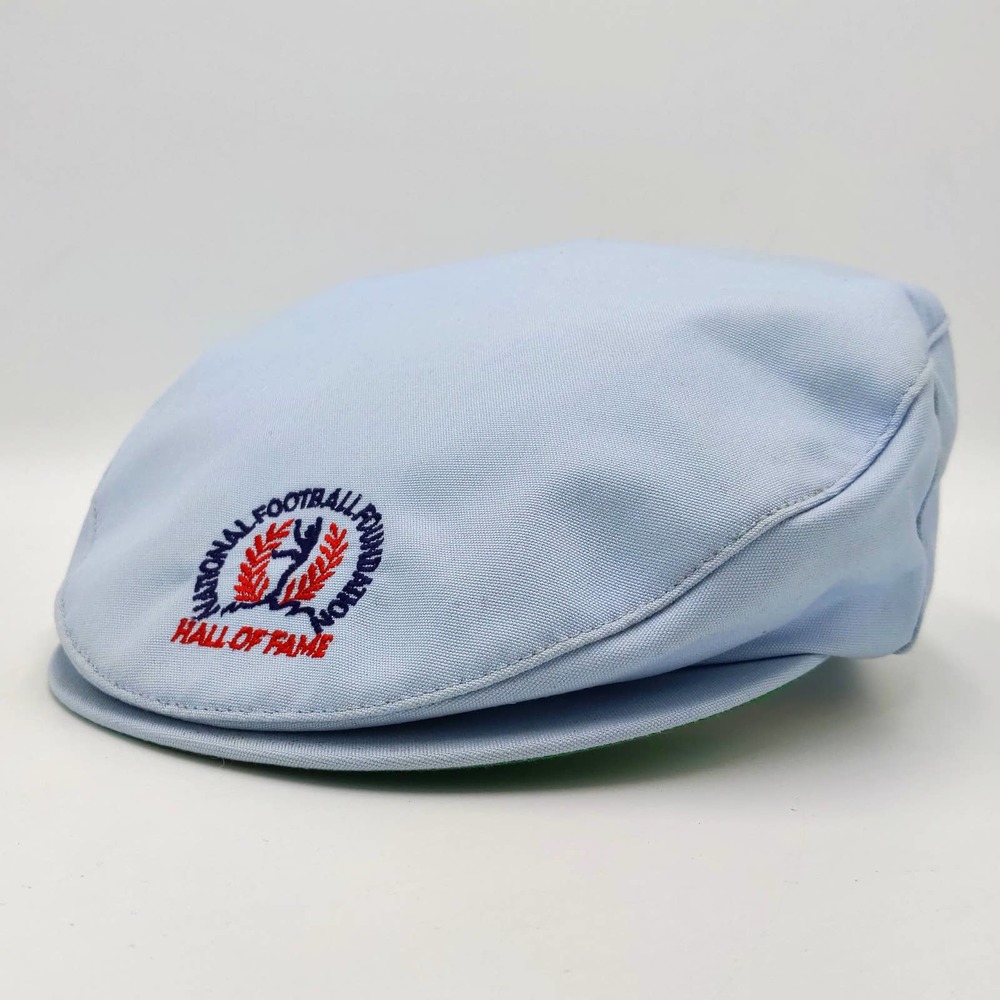 Hall of Fame National Football Foundation Newsboy Flat Cap Vintage Blue USA